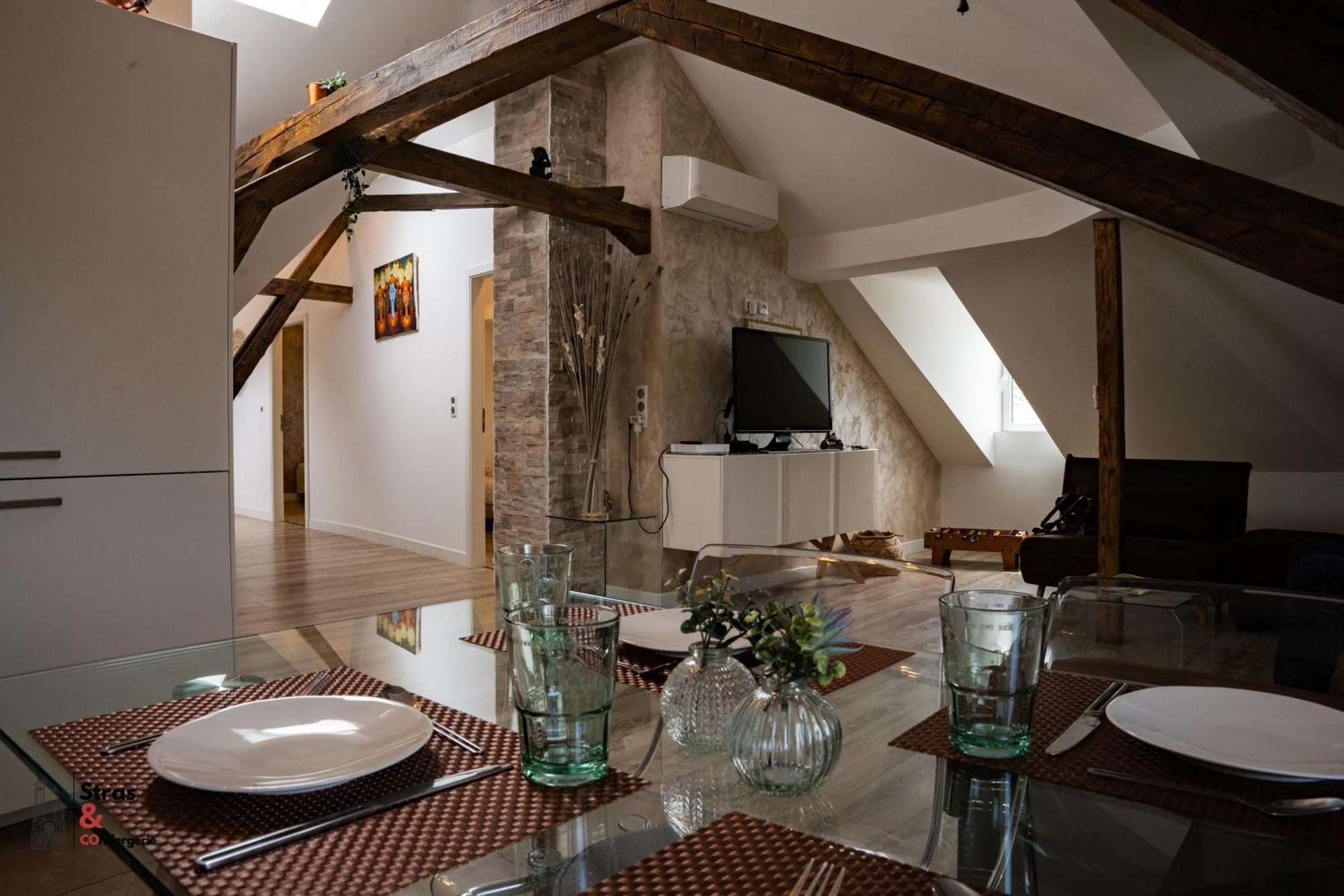 Belles Combles Alsaciennes Au Centre De Strasbourg Apartment Екстериор снимка